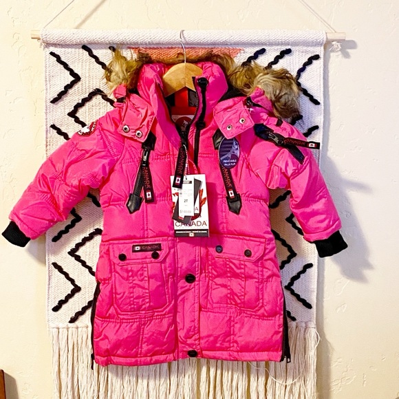 Canada Weather Gear Pink Insulated Parka Toddler - Picture 8 of 8